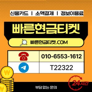 신용카드한도현금화